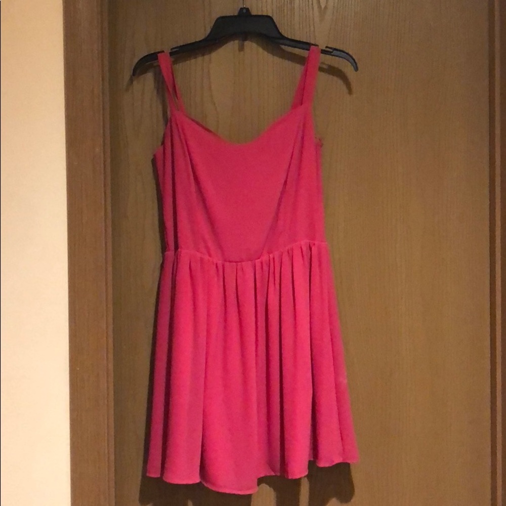 HOT pink dress